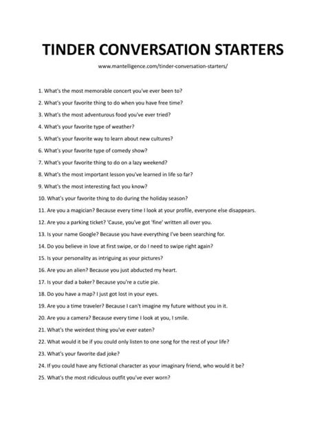 Tinder Conversation Starters: 60 Clever And Perfect。